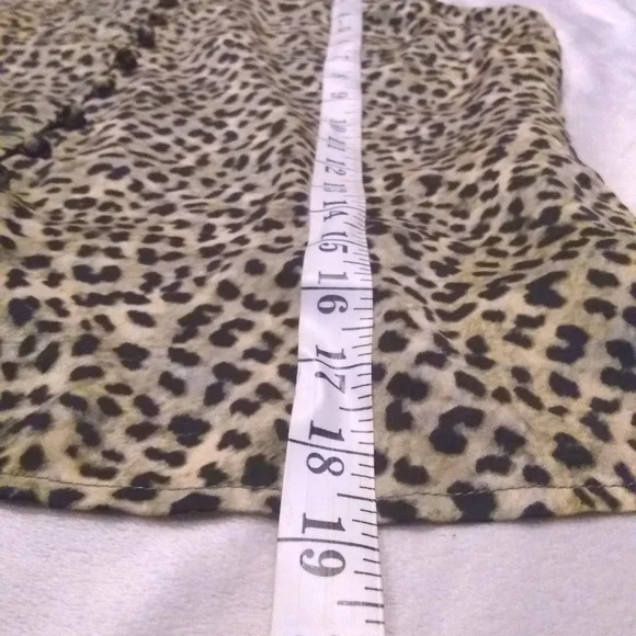 Cupcakes and Cashmere Spaghetti Strap Leopard Print Button Up Top - Picture 13 of 16